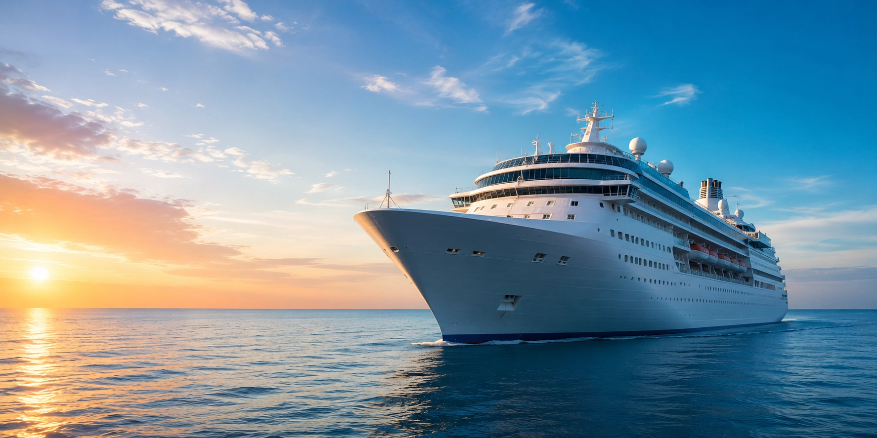Ship at sea